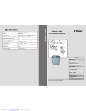 Haier XPB55-13S User Manual