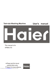 Haier XPB68-27S User Manual
