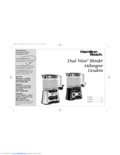Hamilton Beach 52147H - Dual Wave Versatile Blender User Manual