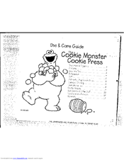 Hamilton Beach Cookie Monster 80090 Use & Care Manual