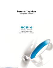 Harman Kardon RCP 4 Owner's Manual