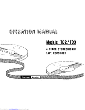 Harman Kardon TD2 Operation Manual
