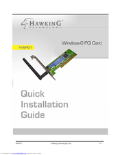 Hawking HWPG1 Quick Installation Manual