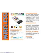 Hawking WE110P Specifications