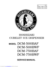 Hoshizaki DCM-500BWF Service Manual