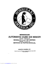 Hoshizaki IM-501XU Service & Parts Manual