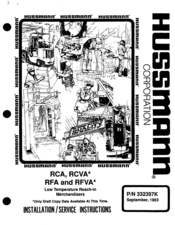 Hussmann RCA Install Manual