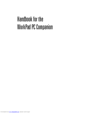 IBM WorkPad Workpad Handbook
