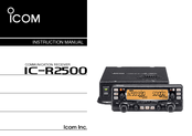 ICOM IC-R2500 Instruction Manual