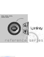 Infinity Reference 1052w Instructions