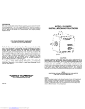 Intermatic IG1240RC Installation Instructions