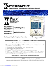 Intermatic IPURE PE25K240V Installation Manual
