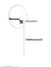 Intermec CV60 Instructions Manual