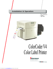 Intermec ColorCoder V4 Installation And Operation Manual