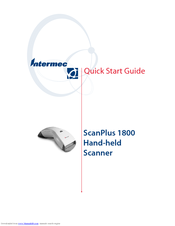 Intermec ScanPlus 1800 Quick Start Manual