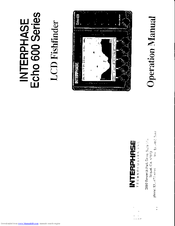 Interphase Echo 620 Operation Manual