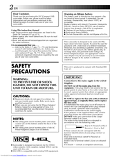 JVC GR-AX958EG Instruction Manual