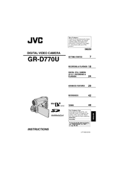 JVC GR-D770US Instructions Manual