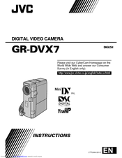 JVC GR-DVX7 Instructions Manual