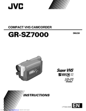 JVC GR-SZ7000EG Instructions Manual