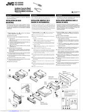 JVC KD-SX940 Installation & Connection Manual