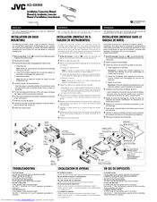 JVC KD-SX950J Installation & Connection Manual