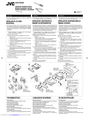 JVC KS-FX250 - Radio / Cassette Player Installation & Connection Manual