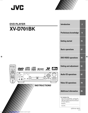 JVC XV-D701BKC Instructions Manual