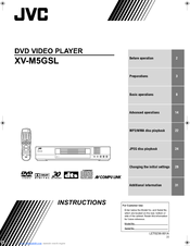JVC XV-M5GSLJ Instructions Manual
