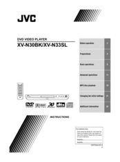 JVC XV-N30BKUJ Instructions Manual