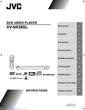 JVC XV-NK58SLAK Instructions Manual