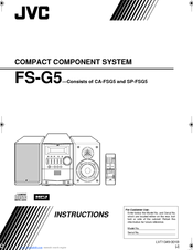 JVC FS-G5J Instructions Manual
