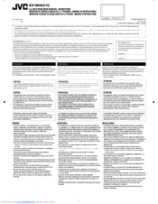 JVC KV-MH6510 Instructions Manual