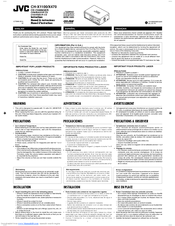 JVC CH-X470 Instructions Manual