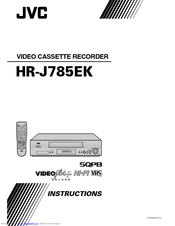 JVC HR-J785EK Instructions Manual