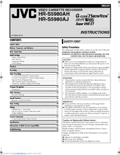 JVC HR-S5980AJ Instructions Manual