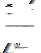 JVC TU-DB1SU Instructions Manual