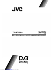 JVC TU-HD500A Instructions Manual