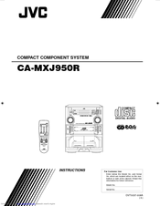 JVC CA-MXJ950R Instructions Manual