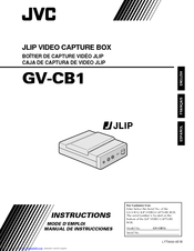 JVC GV-CB1U Instructions Manual
