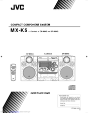 JVC MX-K5REE Instructions Manual