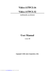 Jaton Video-117PCI-16 User Manual