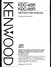Kenwood KDC-95R Instruction Manual