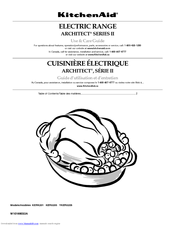 KitchenAid ARCHITECT SERIES II YKERS205 Use And Care Manual