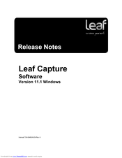 Kodak Leaf Aptus 54S Release Note