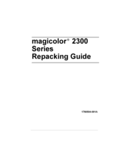 Konica Minolta MAGICOLOR 2300 Series Supplementary Manual