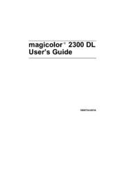 Konica Minolta Magicolor 2300 DL User Manual