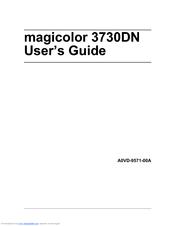 Konica Minolta magicolor 3730DN User Manual