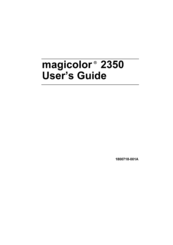 Konica Minolta Magicolor 2350 EN User Manual