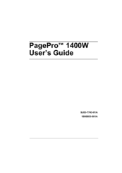 Konica Minolta PagePro 1400W User Manual